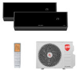 Мульти сплит-система на 2 комнаты Royal Thermo RTFMI/in-09HN8/black x 2 / RTFMO/out-18HN8
