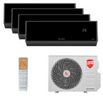 Мульти сплит-система на 4 комнаты Royal Thermo RTFMI/in-07HN8/black x 4 / RTFMO/out-32HN8
