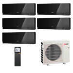 Мульти сплит-система на 5 комнат Mitsubishi Electric MSZ-EF22VGKB x5 / MXZ-5F102VF