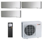 Мульти сплит-система на 3 комнаты Mitsubishi Electric MSZ-EF22VGKS x3 / MXZ-3F54VF