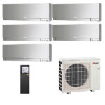 Мульти сплит-система на 5 комнат Mitsubishi Electric MSZ-EF22VGKS x5 / MXZ-5F102VF