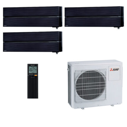 Мульти сплит-система на 3 комнаты Mitsubishi Electric MSZ-LN25VG2B x3 / MXZ-3F68VF