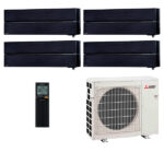Мульти сплит-система на 4 комнаты Mitsubishi Electric MSZ-LN25VG2B x4 / MXZ-4F83VF