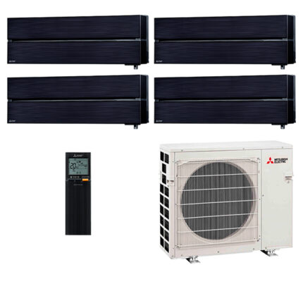 Мульти сплит-система на 4 комнаты Mitsubishi Electric MSZ-LN25VG2B x4 / MXZ-4F83VF