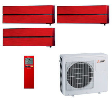 Мульти сплит-система на 3 комнаты Mitsubishi Electric MSZ-LN25VG2R x3 / MXZ-3F68VF