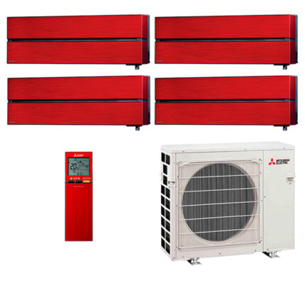Мульти сплит-система на 4 комнаты Mitsubishi Electric MSZ-LN25VG2R x4 / MXZ-4F83VF