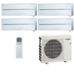 Мульти сплит-система на 4 комнаты Mitsubishi Electric MSZ-LN25VG2V x4 / MXZ-4F83VF