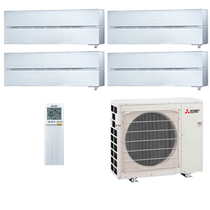 Мульти сплит-система на 4 комнаты Mitsubishi Electric MSZ-LN25VG2V x4 / MXZ-4F83VF