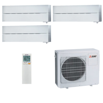 Мульти сплит-система на 3 комнаты Mitsubishi Electric MSZ-LN25VG2W x3 / MXZ-3F68VF