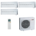 Мульти сплит-система на 3 комнаты Mitsubishi Electric MSZ-LN25VG2V x3 / MXZ-3F68VF