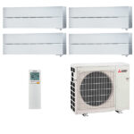 Мульти сплит-система на 4 комнаты Mitsubishi Electric MSZ-LN25VG2W x4 / MXZ-4F83VF