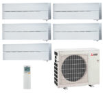 Мульти сплит-система на 5 комнат Mitsubishi Electric MSZ-LN25VG2W x5 / MXZ-5F102VF