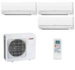 Мульти сплит-система на 3 комнаты Mitsubishi Electric MSZ-HJ25VA x 2 + MSZ-HJ35VA / MXZ-3HJ50VA-ER1