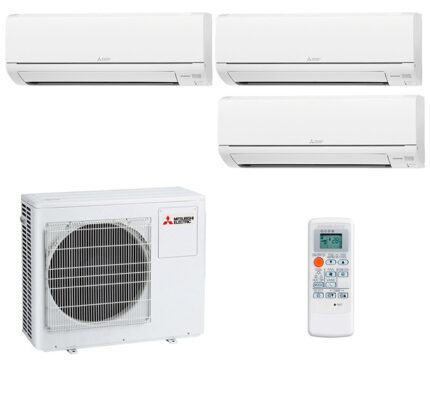 Мульти сплит-система на 3 комнаты Mitsubishi Electric MSZ-HJ25VA x 2 + MSZ-HJ35VA / MXZ-3HJ50VA-ER1