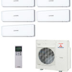 Мультисплит система Mitsubishi Heavy SRK25ZS-W x 5 / SCM100ZМ-S