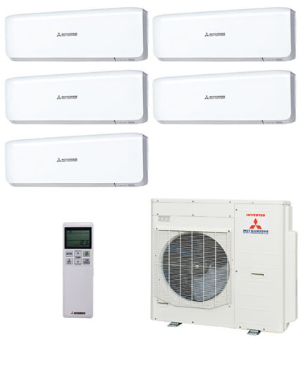 Мультисплит система Mitsubishi Heavy SRK25ZS-W x 5 / SCM100ZМ-S