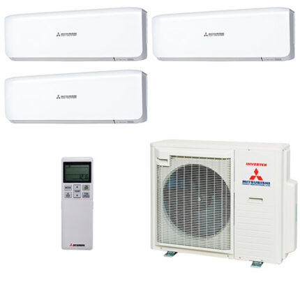 Мультисплит система Mitsubishi Heavy SRK20ZS-W + SRK25ZS-W + SRK35ZS-W / SCM71ZМ-S1