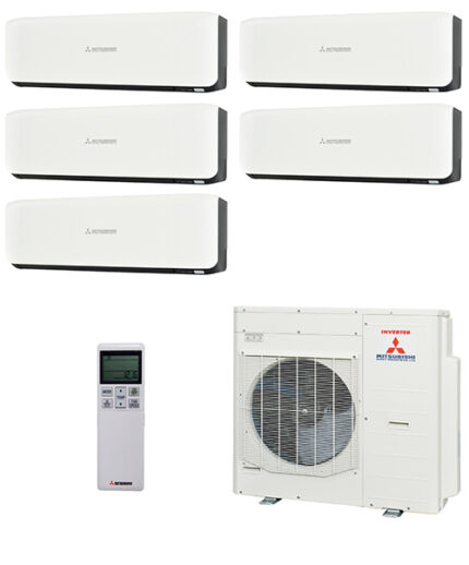 Мультисплит система Mitsubishi Heavy SRK20ZS-WB x 5 / SCM100ZМ-S