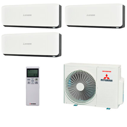 Мультисплит система Mitsubishi Heavy SRK25ZS-WB x 3 / SCM60ZМ-S1