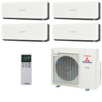 Мультисплит система Mitsubishi Heavy SRK20ZS-WB x 4 / SCM71ZМ-S1