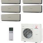 Мультисплит система Mitsubishi Heavy SRK20ZS-WT x 3 + SRK35ZS-WT + SRK50ZS-WT / SCM125ZМ-S