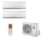 Мульти сплит-система на 2 комнаты Aeronik ASI-09 ILK3 x 2 / ASO-18 HMZK