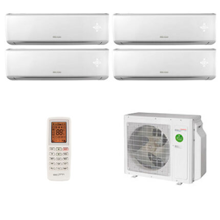 Мульти сплит-система на 4 комнаты Aeronik ASI-07 ILK3 x 4 / ASO-28 HMZK