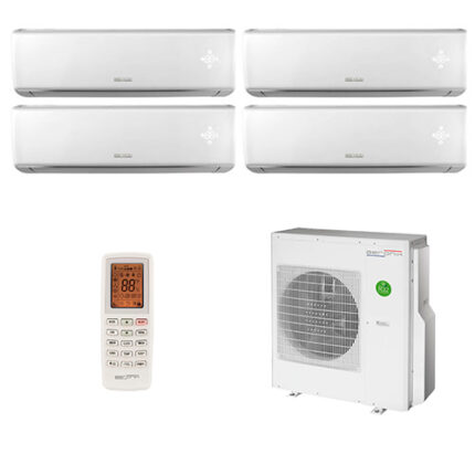 Мульти сплит-система на 4 комнаты Aeronik ASI-07 ILK3 x 3 + ASI-18 ILK3 / ASO-36 HMZK
