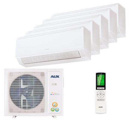 Мульти сплит-система на 5 комнат AUX AMWM-H07/4R2(BA) x 5 / AM5-H42/4DR2