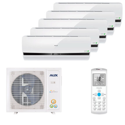 Мульти сплит-система на 5 комнат AUX AMWM-H09/4R1 x 5 / AM5-H42/4DR1