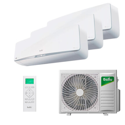 Мульти сплит-система на 3 комнаты Ballu BSEI-FM/in-07HN8/LP_EU x 2 + BSEI-FM/in-12HN8/LP_EU / B3OI-FM/out-24HN8/LP_EU