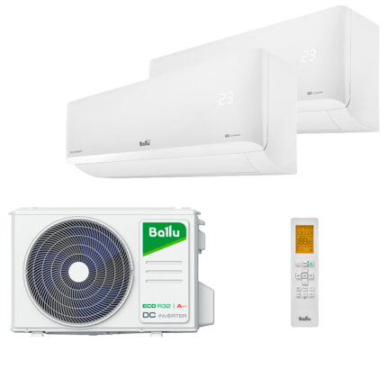 Мульти сплит-система на 2 комнаты Ballu BSYI-FM/in-07HN8_V1/EU x 2 / BM2OI-FM/out-14HN8_V1/EU