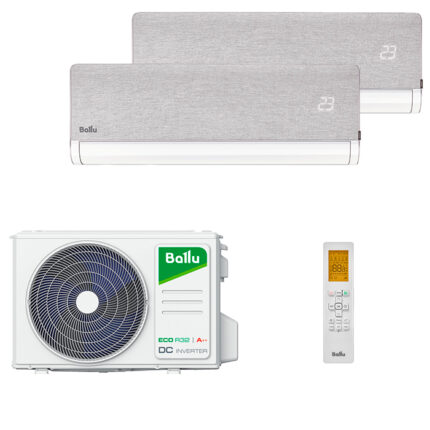 Мульти сплит-система на 2 комнаты Ballu BSNI-FM/in-10HN8_V1/EU x 2 / BM2OI-FM/out-18HN8_V1/EU