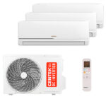 Мульти сплит-система на 3 комнаты Centek CT-66AMWM-H07/4R3B(FX) x 3 / CT-66AM3-H21/4DR3C