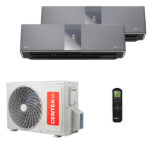 Мульти сплит-система на 2 комнаты Centek CT-66AMWM-H09/4R3B(HG) (IN) x 2 / CT-66AM2-H14/4DR3C