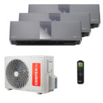 Мульти сплит-система на 3 комнаты Centek CT-66AMWM-H09/4R3B(HG) (IN) x 3 / CT-66AM3-H27/4DR3C
