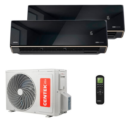 Мульти сплит-система на 2 комнаты Centek CT-66AMWM-H09/4R3B(HE) (IN) x 2 / CT-66AM2-H18/4DR3C