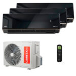 Мульти сплит-система на 3 комнаты Centek CT-66AMWM-H09/4R3B(HE) (IN) x 3 / CT-66AM3-H21/4DR3C