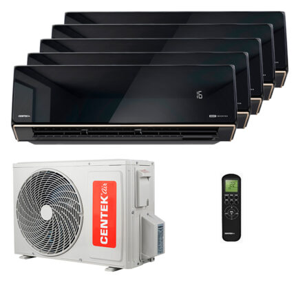 Мульти сплит-система на 5 комнат Centek CT-66AMWM-H09/4R3B(HE) (IN) x 5 / CT-66AM5-H42/4DR3C