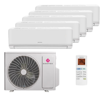 Мульти сплит-система на 5 комнат Dantex RK-MW07HG x 5 / RK-5M42HGE-W