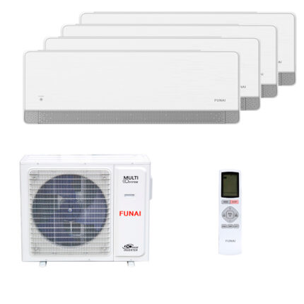 Мульти сплит-система на 5 комнат Funai RAM-I-KMS25HP.W01/S x 5 / RAM-I-5OK120HP.01/U