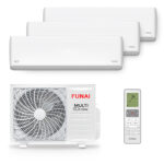 Мульти сплит-система на 3 комнаты Funai RAMI-SM25HP.D04/S x 3 / RAMI-3OR70HP.D06/U