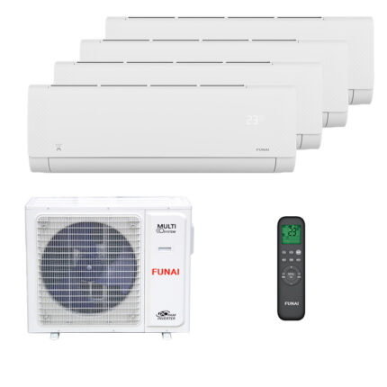Мульти сплит-система на 4 комнаты Funai RAM-I-SG25HP.W03/S x 4 / RAM-I-4OK85HP.01/U