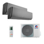 Мульти сплит-система на 2 комнаты Gree GWH09AGCXB-K6DNA4F/I x 2 / GWHD(18)NK6OO (LCLH)