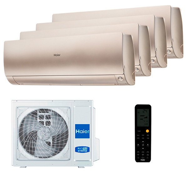 haier-flexis-gold-4-rooms-upgrade25_m7da-h2 Мульти сплит-система на 4 комнаты Haier AS25S2SF3FA-G x 4 / 4U85S2SR5FA Flexis Super Match — изображение 1