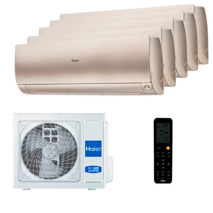 Мульти сплит-система на 5 комнат Haier AS25S2SF3FA-G x 5 / 5U90S2SS5FA Flexis Super Match