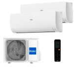 Мульти сплит-система на 2 комнаты Haier AS25S2SF3FA-W x 2 / 2U50S2SM1FA-3 Flexis Super Match