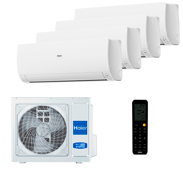 haier-flexis-white-4-rooms-upgrade25_a7u6-bj Мульти сплит-система на 4 комнаты Haier AS25S2SF3FA-W x 4 / 4U85S2SR5FA Flexis Super Match — изображение 1