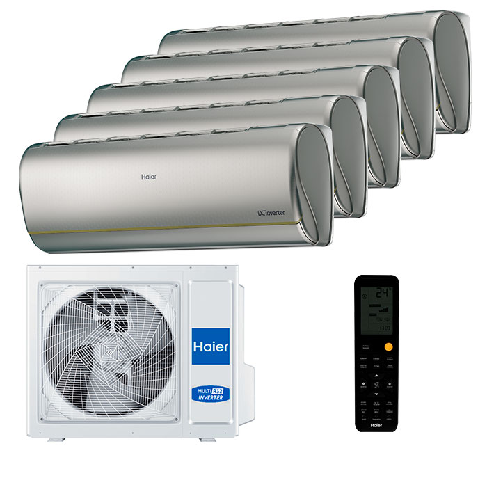 haier-jade-silver-multi-5-room_papl-lh Мульти сплит-система на 5 комнат Haier AS25S2SJ3FA-S x 5 / 5U105S2SS5FA — изображение 1