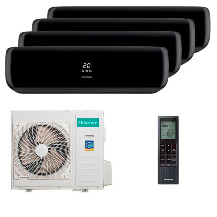 Мульти сплит-система на 4 комнаты Hisense AMS-09UW4RVETG00(B) x 4 / AMW4-36U4RAA